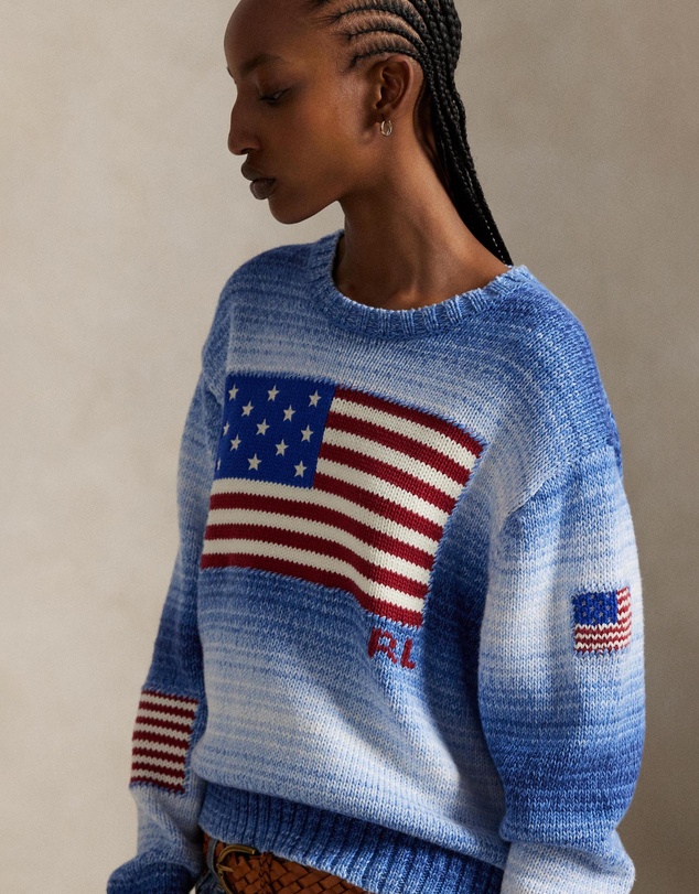Polo Ralph Lauren - Flag Ombré Cotton Sweater