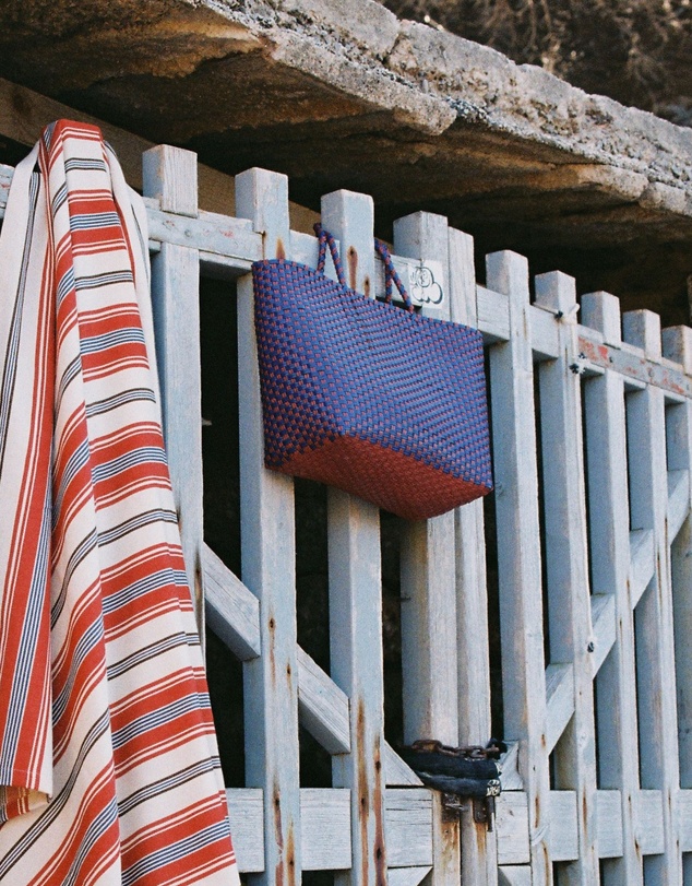 Mimmi Terra - Woven Eco Tote Mezzanotte