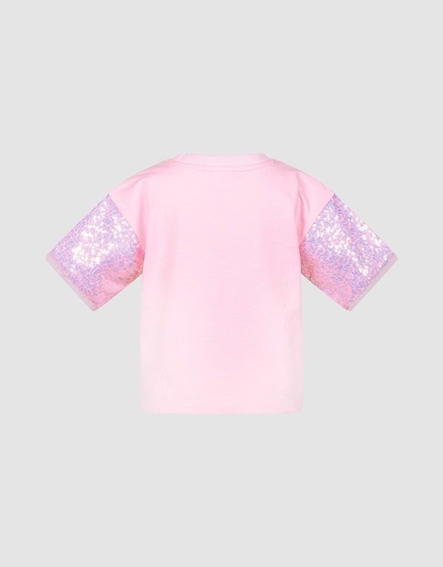 Fleur Harris - 'Heirloom Treasures' Glimmer Swan Tee in Pink