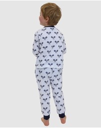 Sant And Abel - Kids Tennis Navy Long PJ Set
