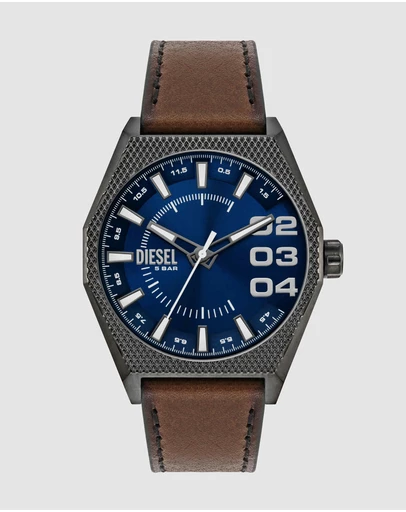 Diesel - Scraper Brown Analogue Watch
