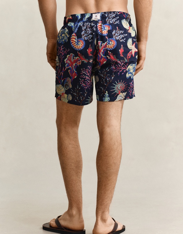 Gant - Seaweed Print Swim Shorts