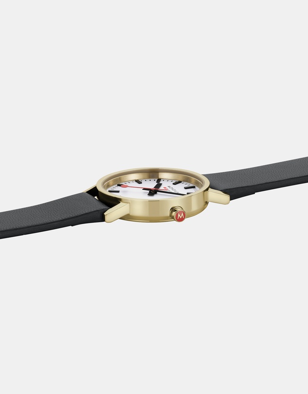 Mondaine - Mondaine Classic Vegan Grape Leather 30mm Watch