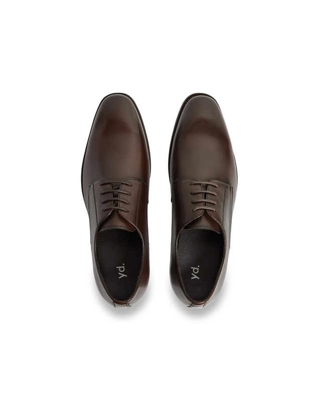 yd. - Marble Leather Lace Up Dress Shoe
