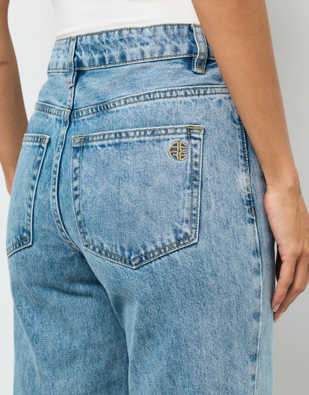 AERE - Mid Rise Slim Leg Jeans