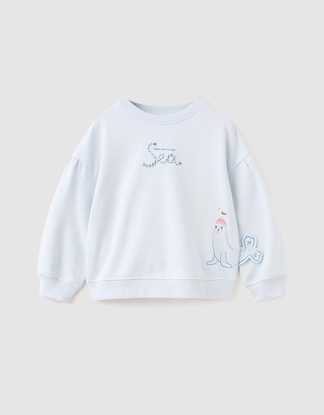 M.N.G - Ocean Sweatshirt - Babies-Kids
