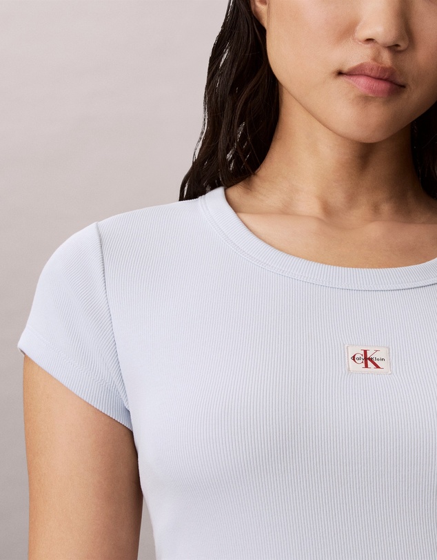 Calvin Klein Jeans - Woven Monogram Logo Slim T-Shirt