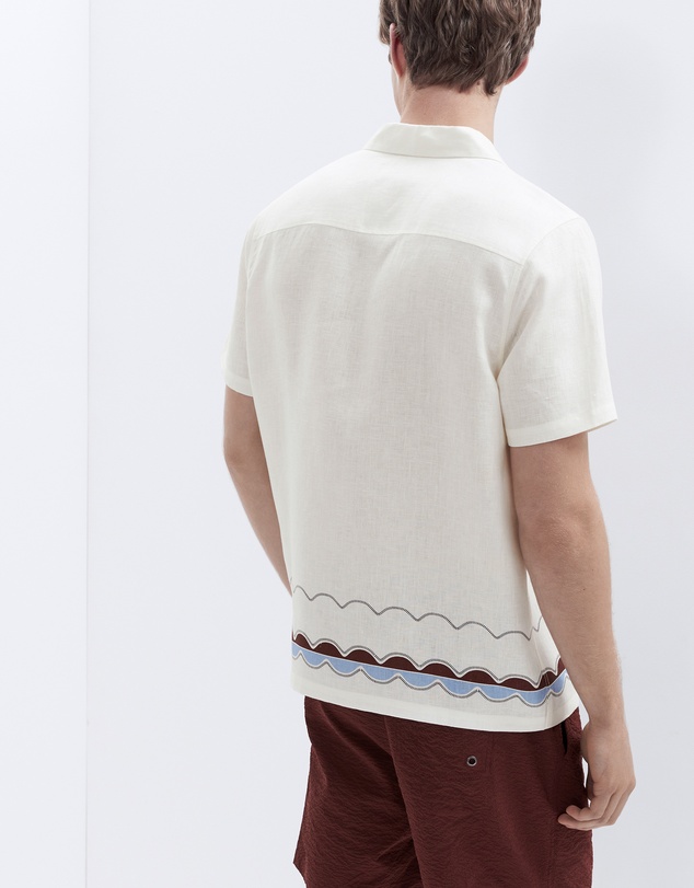 UNISON - Wavy Border Regular Fit Shirt