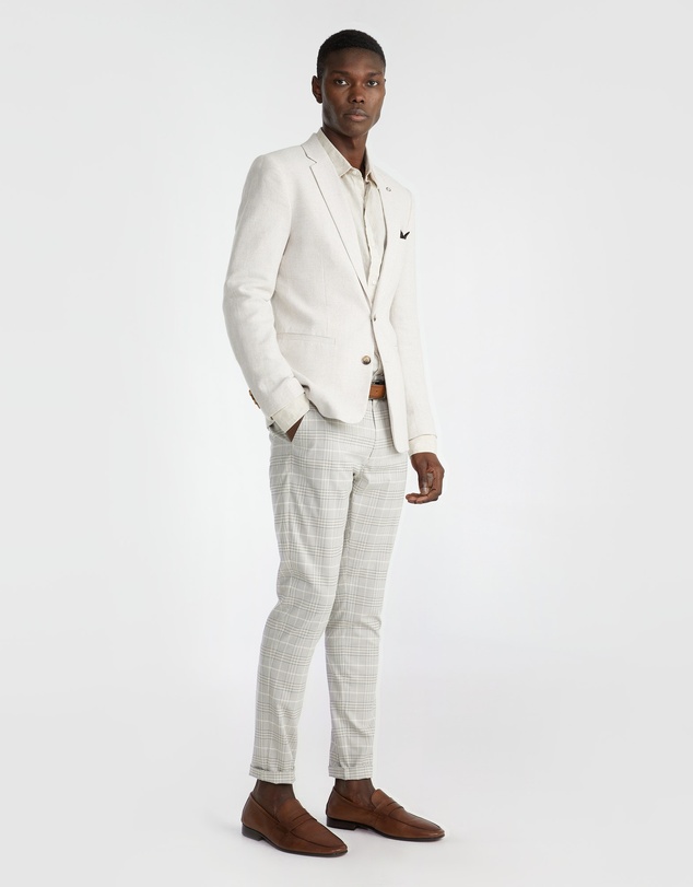yd. - Reece Linen Blend Blazer