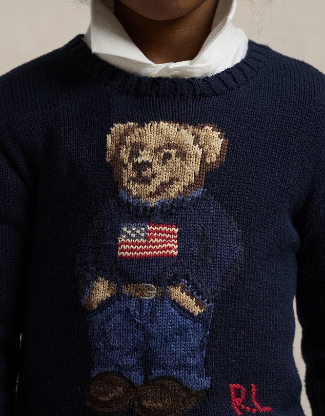 Polo Ralph Lauren - Polo Bear Cotton Sweater - Kids