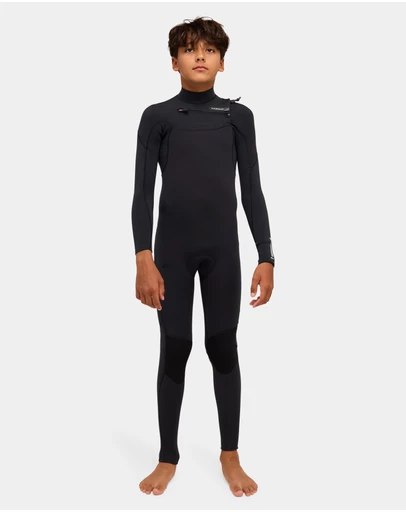 Quiksilver - Boys 8 to 16 3/2 Everyday Sessions Chest Zip Wetsuit