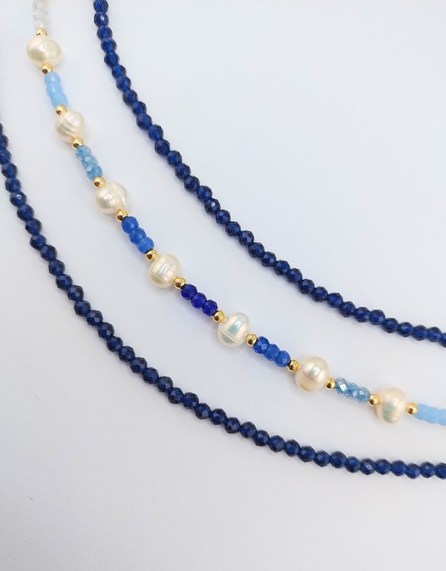 Miz Casa and Co - Crystal Beaded Bracelet Stack