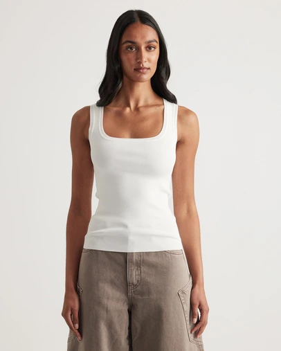 Decjuba - Holly Square Neck Knit Tank