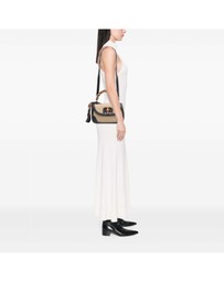 Pre-Loved by Azura Reborn - Pre-Loved Medium Diamante Canvas New Bamboo Satchel