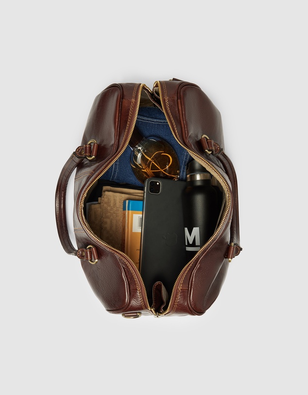 Republic of Florence - Albertis Piccolo Brown Leather Duffle
