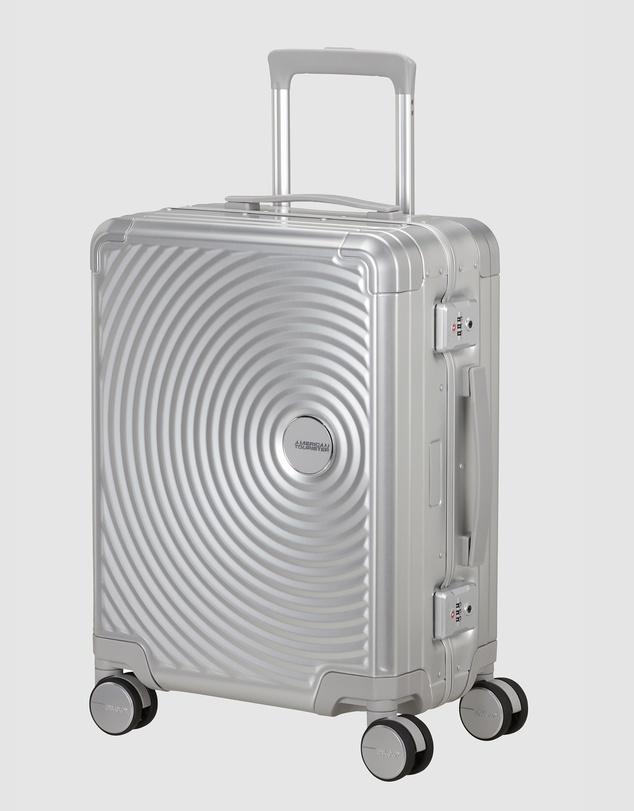 American Tourister - Soundbox Alu Carry-On Tsa Suitcase Expandable (55Cm)