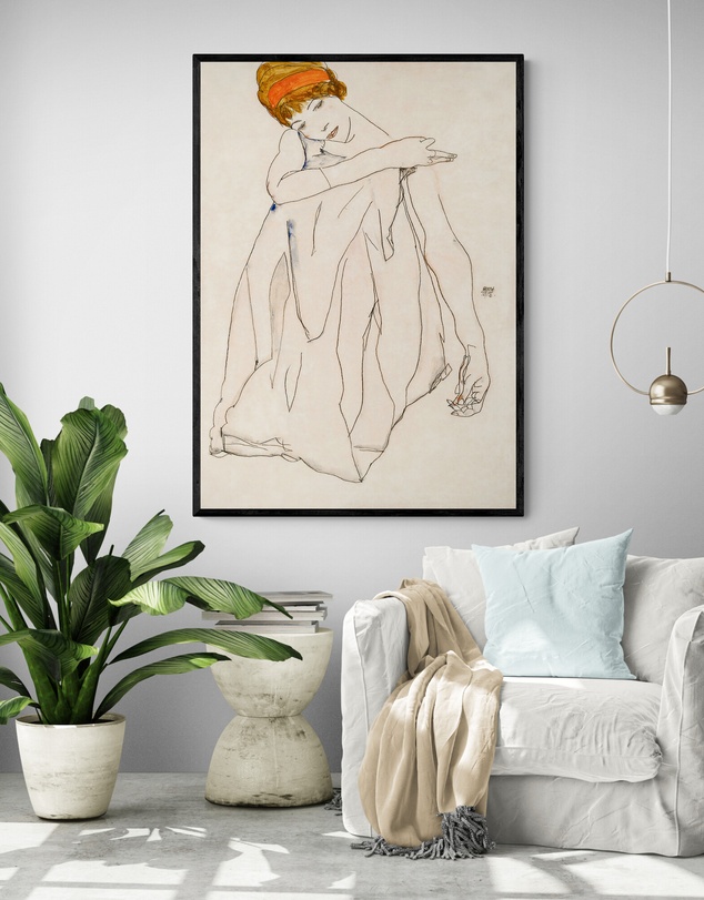 Inka Arthouse - Dancer by Egon Schiele Art Print