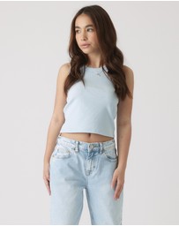 Decjuba Kids - Harper Logo Tank - Teens