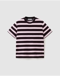 M.N.G - Striped Short-Sleeved T-Shirt