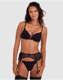 Bras N Things - Bethany Essentials Basic Suspender - Black