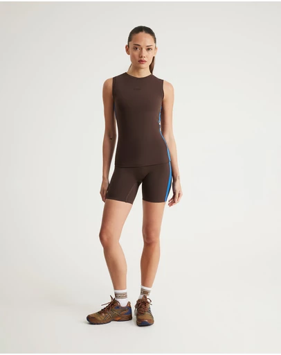 Upstate - Air Sculpt Tank Top - Espresso