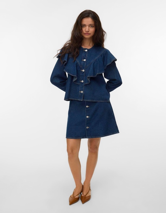 Vero Moda - Olka Denim Mini Skirt