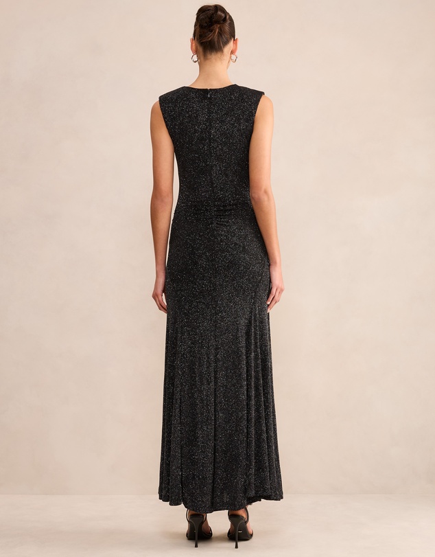 Forever New - Ciara Gathered Glitter Maxi Dress