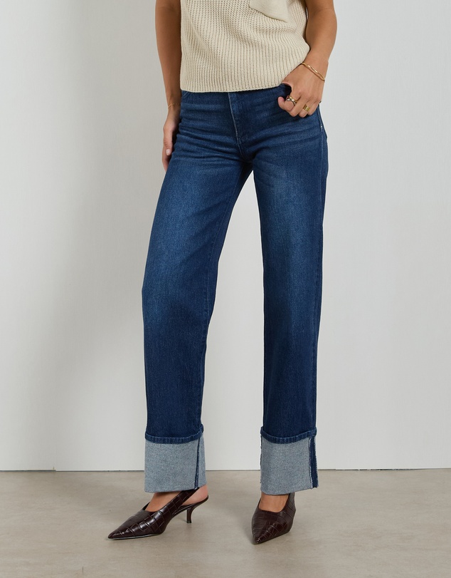 DRICOPER DENIM - Lina Mid Rise Straight Leg Jeans
