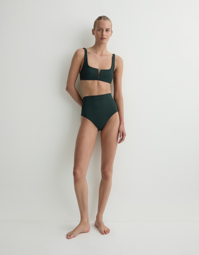 BONDI BORN - Clio Bikini Top - Forest (Sculpteur®)