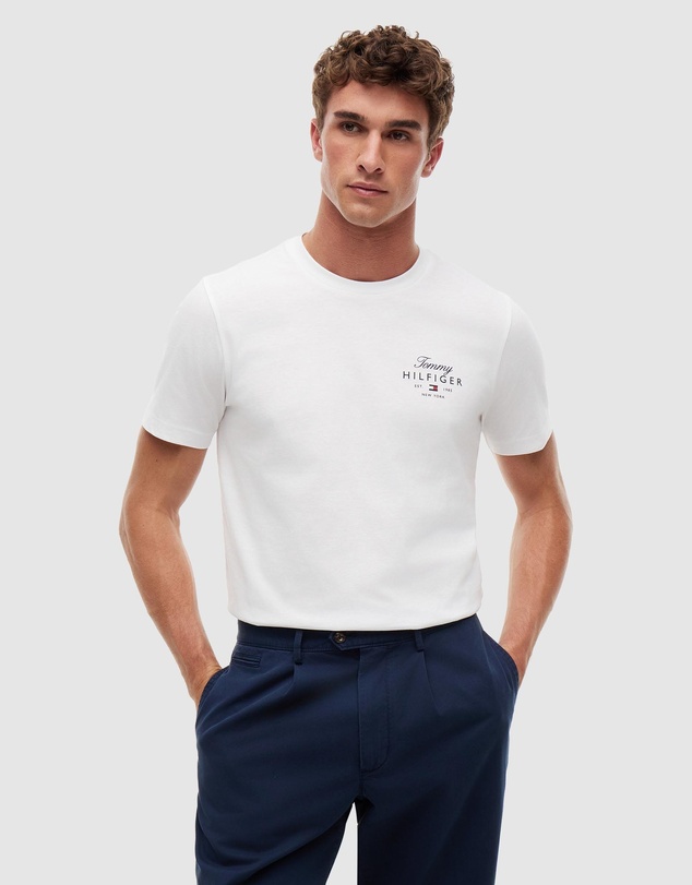 Tommy Hilfiger - Logo Jersey Crew Neck T-Shirt