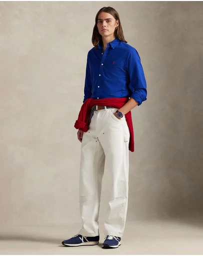 Polo Ralph Lauren - Custom Fit Garment-Dyed Oxford Shirt - ICONIC EXCLUSIVE