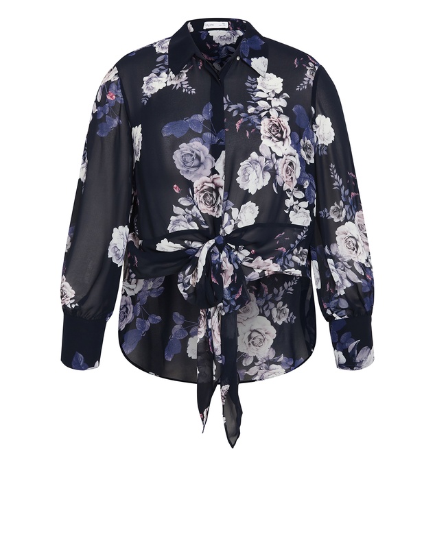 City Chic - Janine Print Shirt