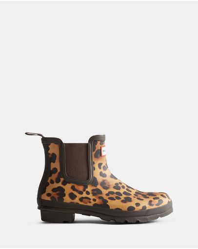 Leopard Print/Chocolate Brown
