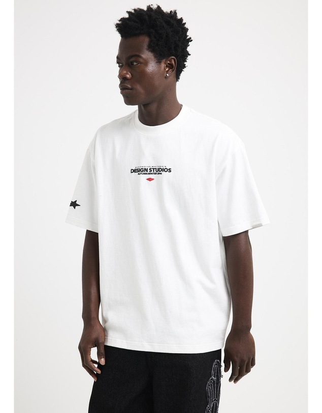 Black Noise White Rain - Star Studios T-Shirt