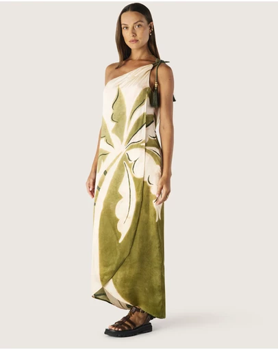 MOS The Label - Lorena One Shoulder Dress