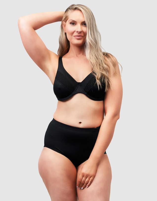 Naturana - Soft & Comfy Wide Strap Underwire Bra