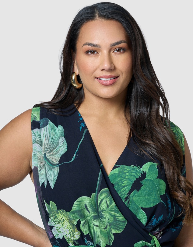 Pink Dusk by Curve Project - Wild Nights Maxi Dress