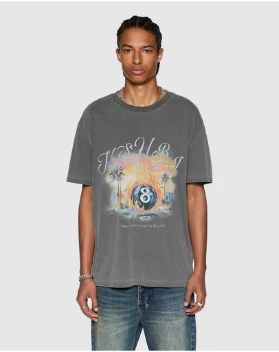 Ksubi - World Order Biggie SS Tee Charcoal