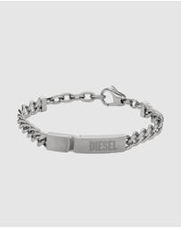 Diesel - Stacked Silver-Tone Bracelet DX0966040