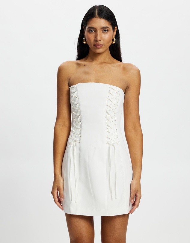 Sofia Irina - BUSTER DRESS IVORY