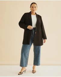 Atmos&Here Curvy - Mika Longline Blazer Coat
