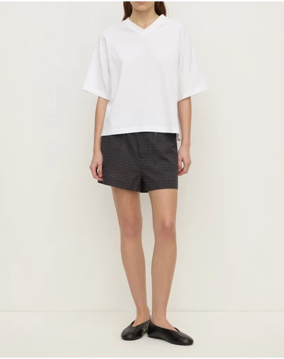 Assembly Label - Iris Check Shorts