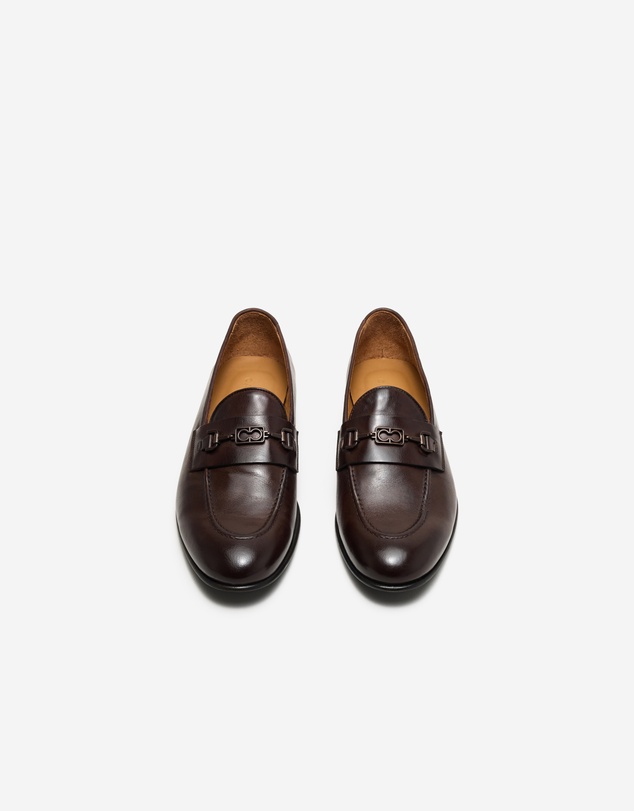 Calibre - Monogram Leather Loafer Tan Dark