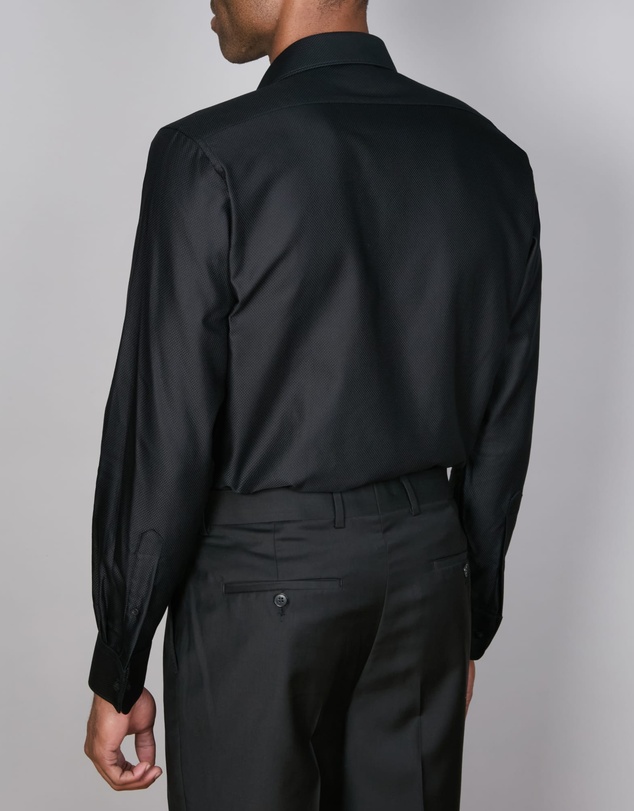 Abelard - Bottone Nero Evening Slim Fit Shirt