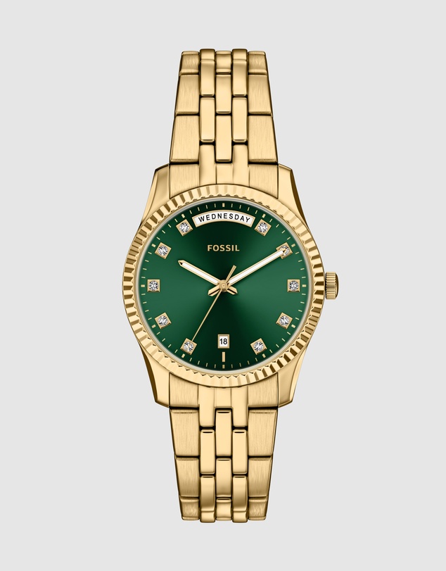 Fossil - Scarlette Gold Tone Analogue Watch