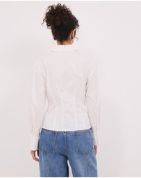 Calli - Hailey Pin Tuck Shirt