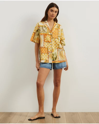 Atmos&Here - Paradise Linen Blend Shirt