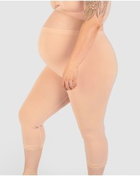 B Free Intimate Apparel - Maternity Anti Chafing High Rise 3/4 Cotton Rich Leggings