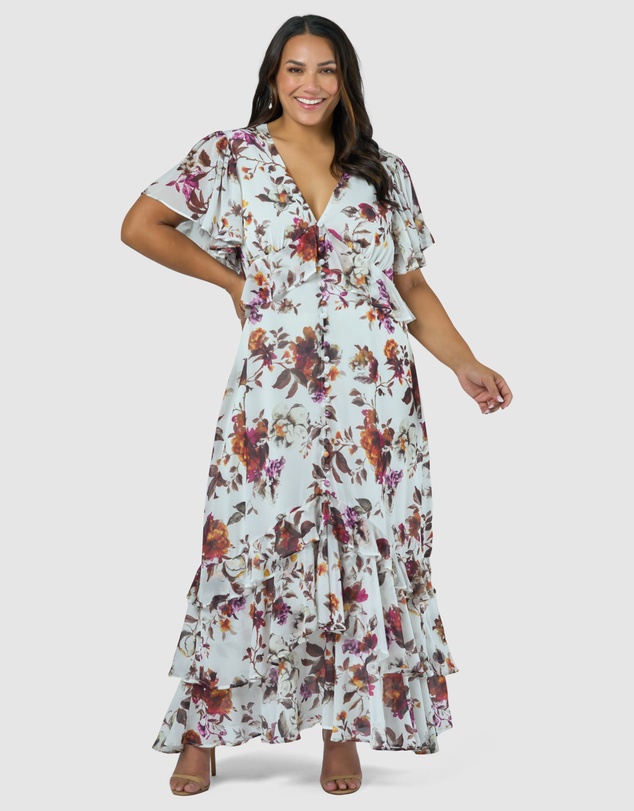Something 4 Olivia - Lavinia Frill Maxi Dress