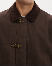 Cotton On - Cropped Canvas Harrington